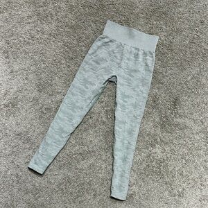 AYBL Light Green Camo Scrunch Butt Leggings